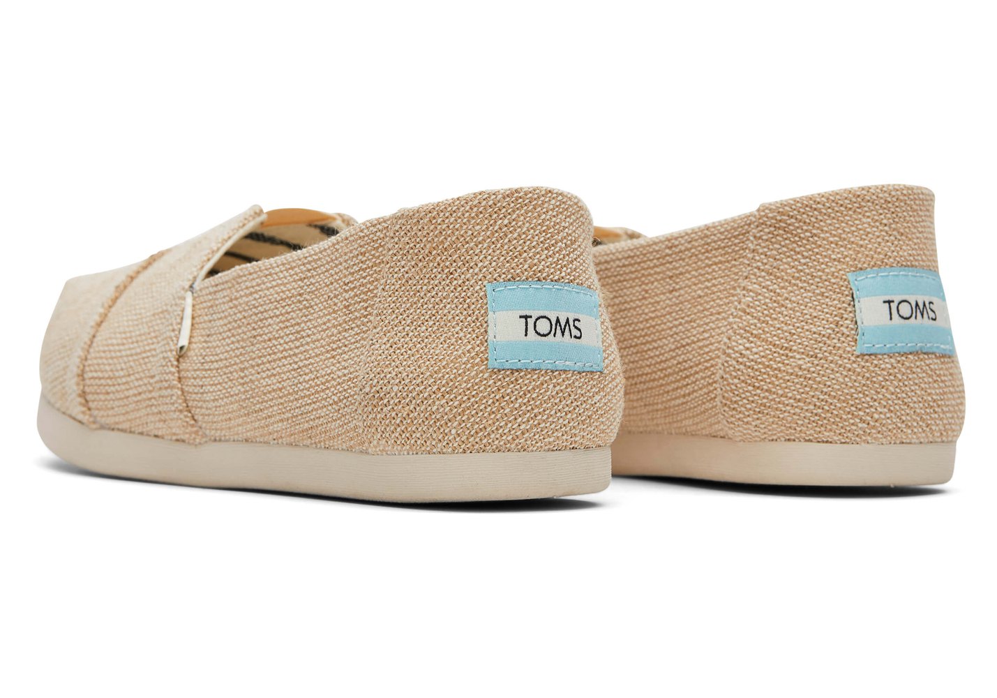 Toms Espadryle Damskie Beżowe - Alpargata Heritage Płócienne - 84BDICVTM